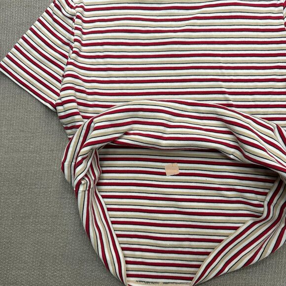Vintage 90s Liz Claiborne Striped Baby Tee - Picture 5 of 5